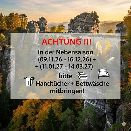 Luxurioese Fewohnung Felsenblick شقة